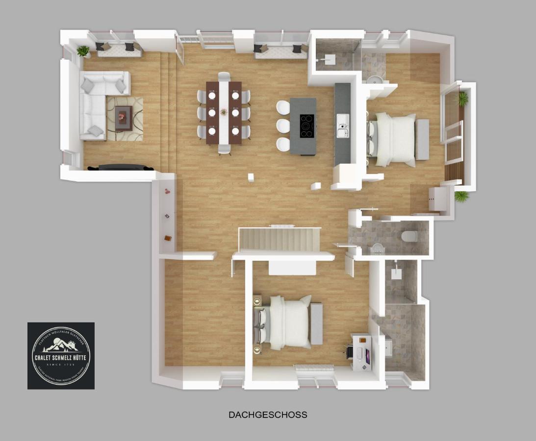Chalet Schmelz Huette Mit Sauna Und Garten فلاتاش المظهر الخارجي الصورة
